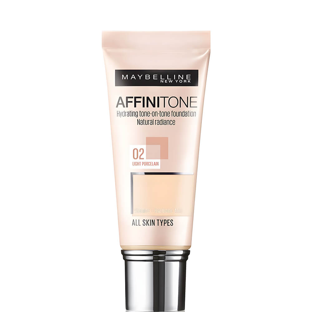 Maybelline Affinitone Perfecting Foundation with Vitamin E 30ml - 02 Light Porcelain