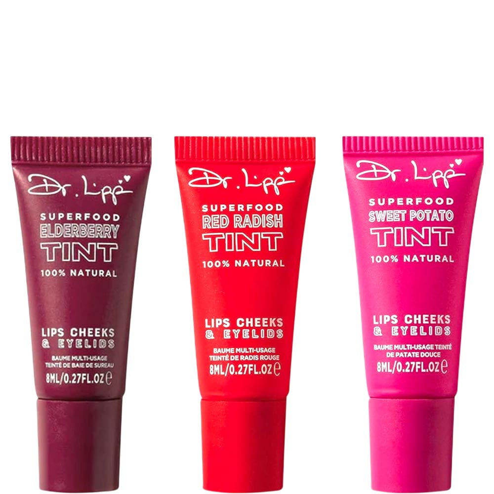 Dr. Lipp 100% Natural Superfood Tints 3 Pack (8ml x 3)
